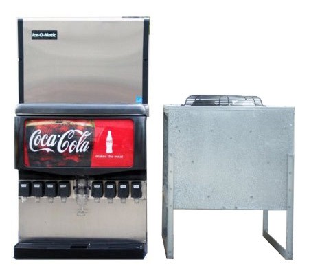 8-Flavor Ice & Beverage Soda Fountain System (front)