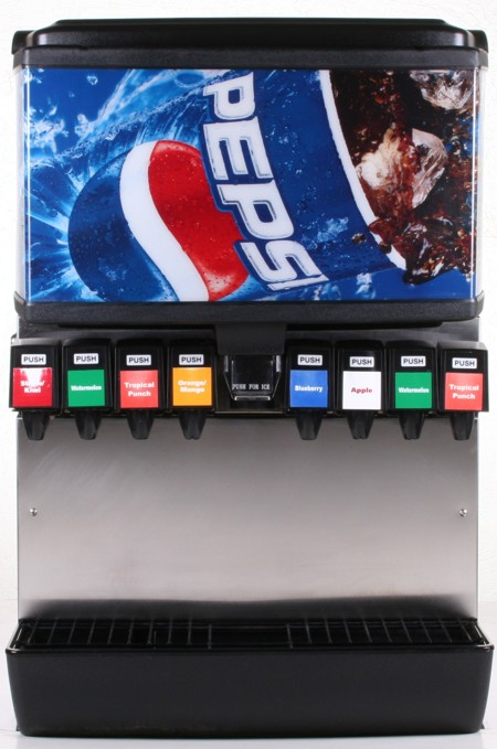 ibd00201 - 8-Flavor Ice & Beverage Soda Fountain System