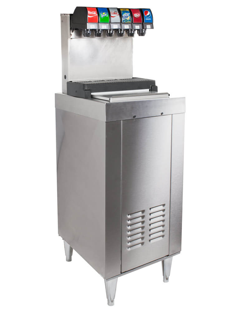 Drop In Soda Machine di00113 - 6-Flavor Drop-in Soda Fountain System w/ Cabinet ...