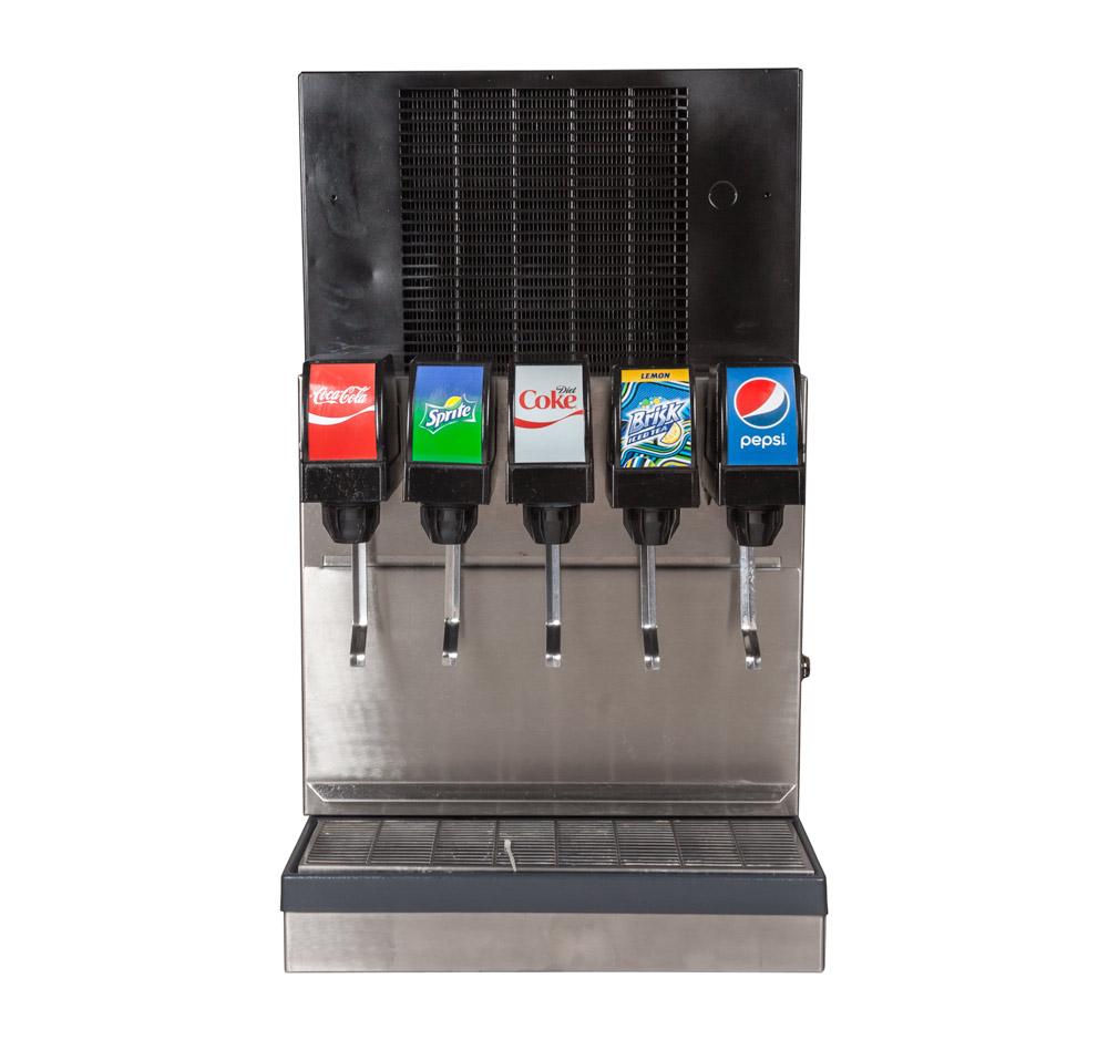 5-Flavor Counter Electric Soda Fountain System (front)