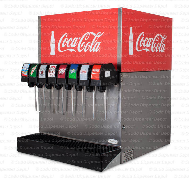 ce00898 - 8-Flavor Counter Electric Soda Fountain System
