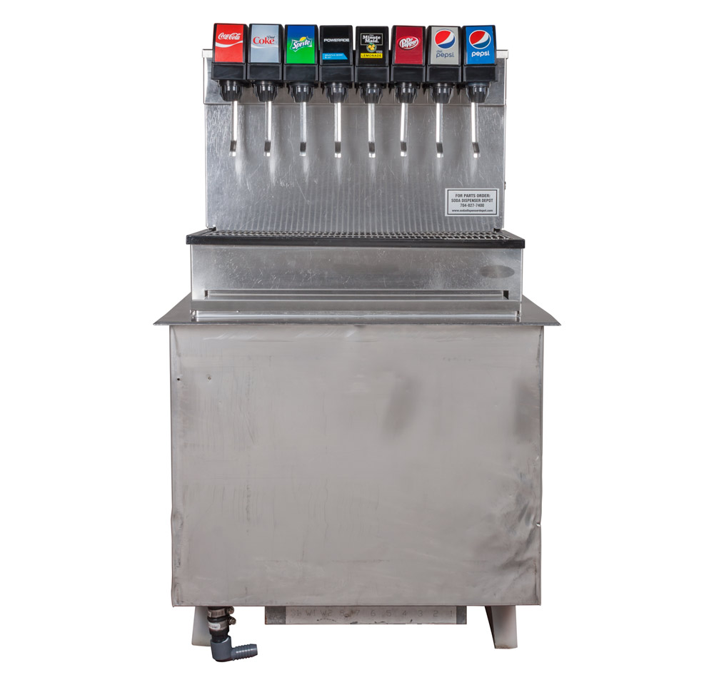 Drop In Soda Machine di00101B - Complete 8-Flavor Drop-in Soda Fountain System (Scratch ...