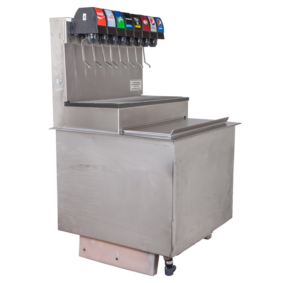 Drop In Soda Machine di00101B - Complete 8-Flavor Drop-in Soda Fountain System (Scratch ...