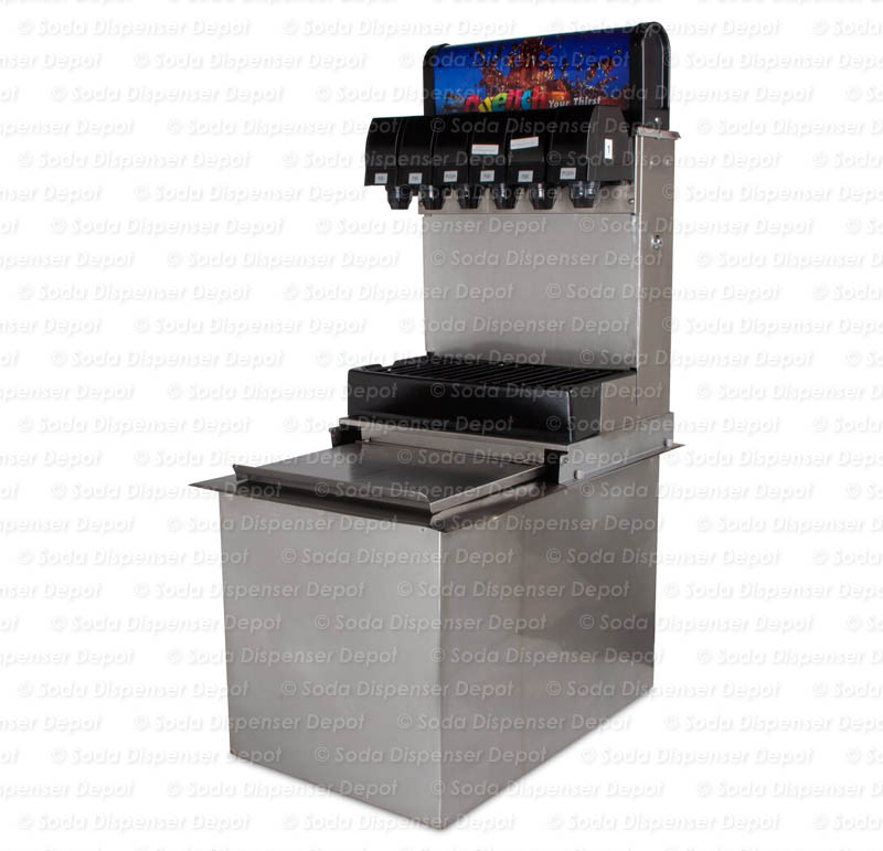 Drop In Soda Machine di00166 - Complete 6-Flavor Drop-in Soda Fountain System ...
