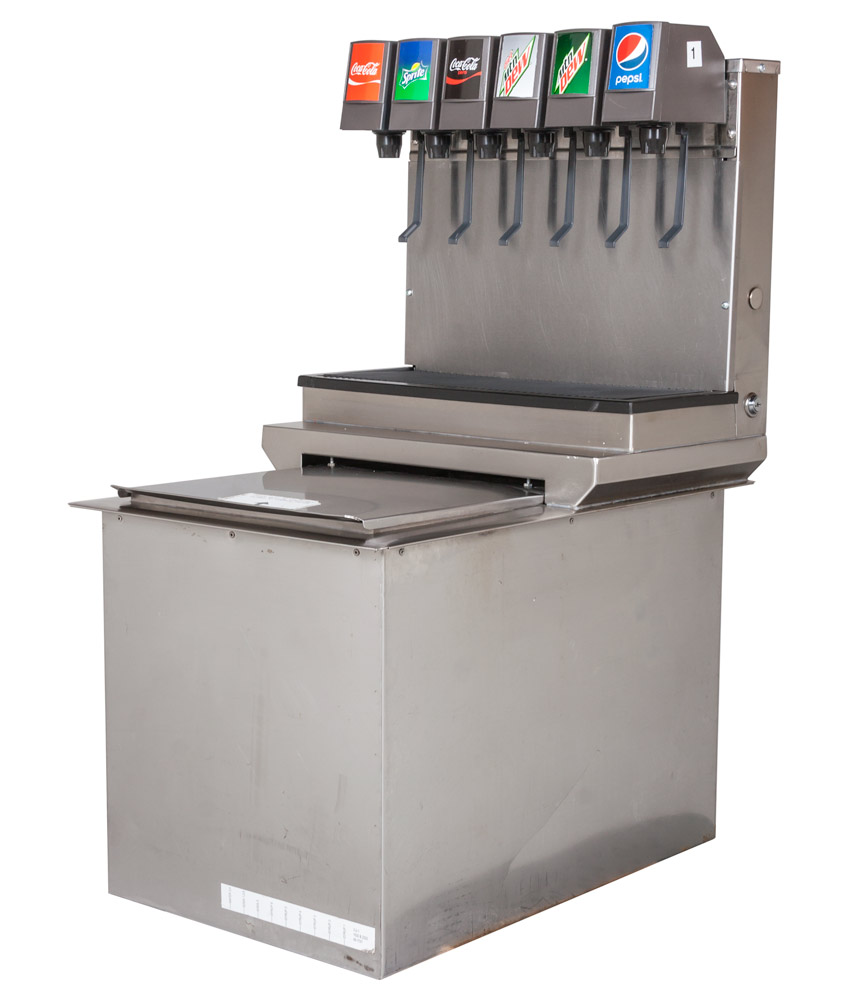 Drop In Soda Machine di00616B - Complete 6-Flavor Drop-in Soda Fountain System ...