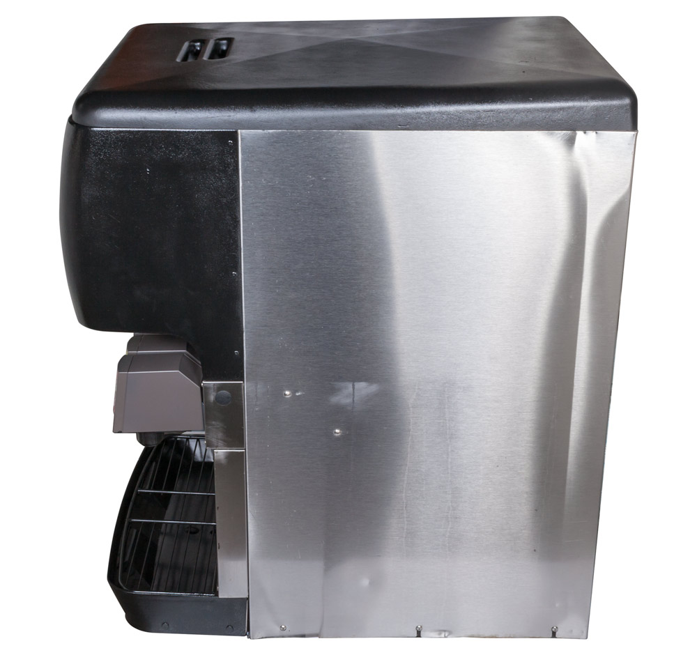 Complete 6-Flavor Ice and Beverage Dispenser System (side)