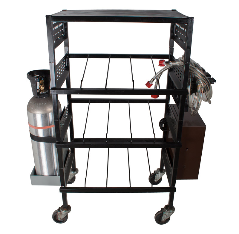 Syrup Rack w/ Box Carb and CO2 Tank Holder
